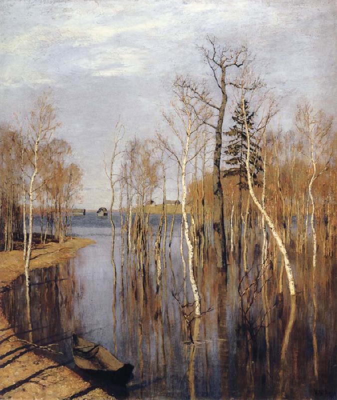 Levitan, Isaak Spring-inundation China oil painting art